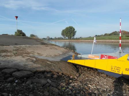 Laag water op de IJssel